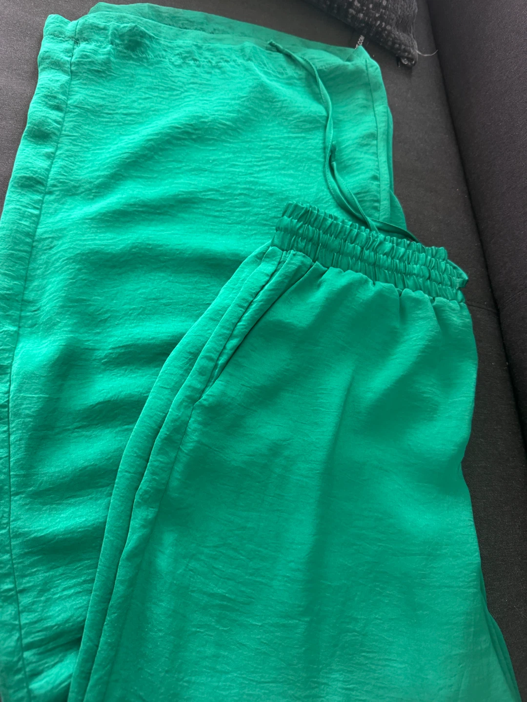 Forever 21 Green Silk Pants