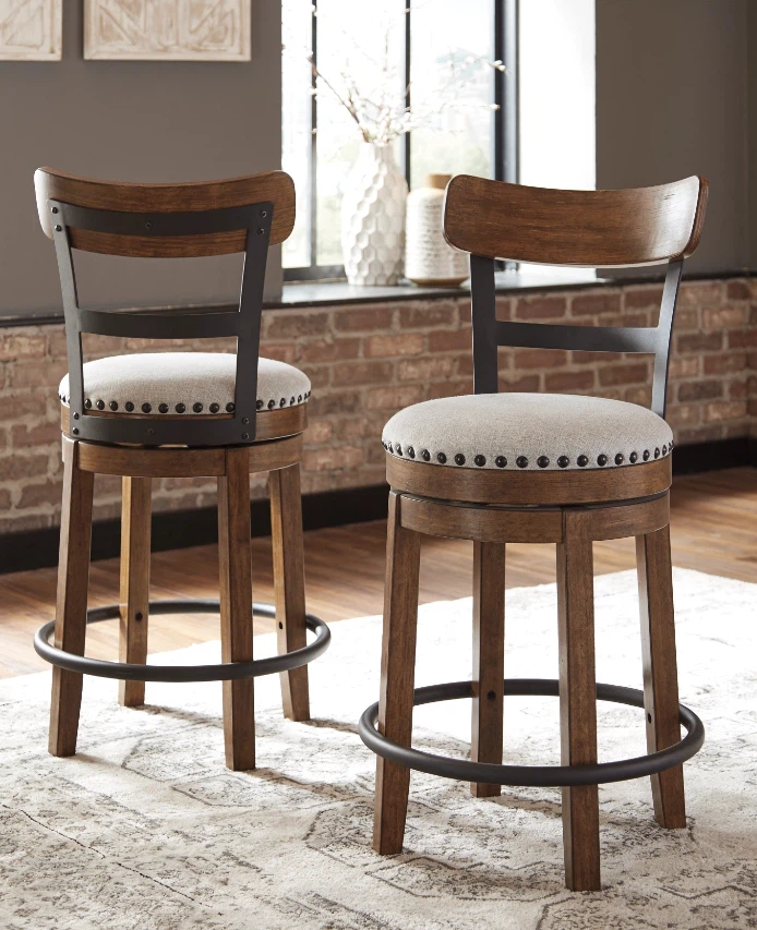 Swivel Bar Stools - Set of 2