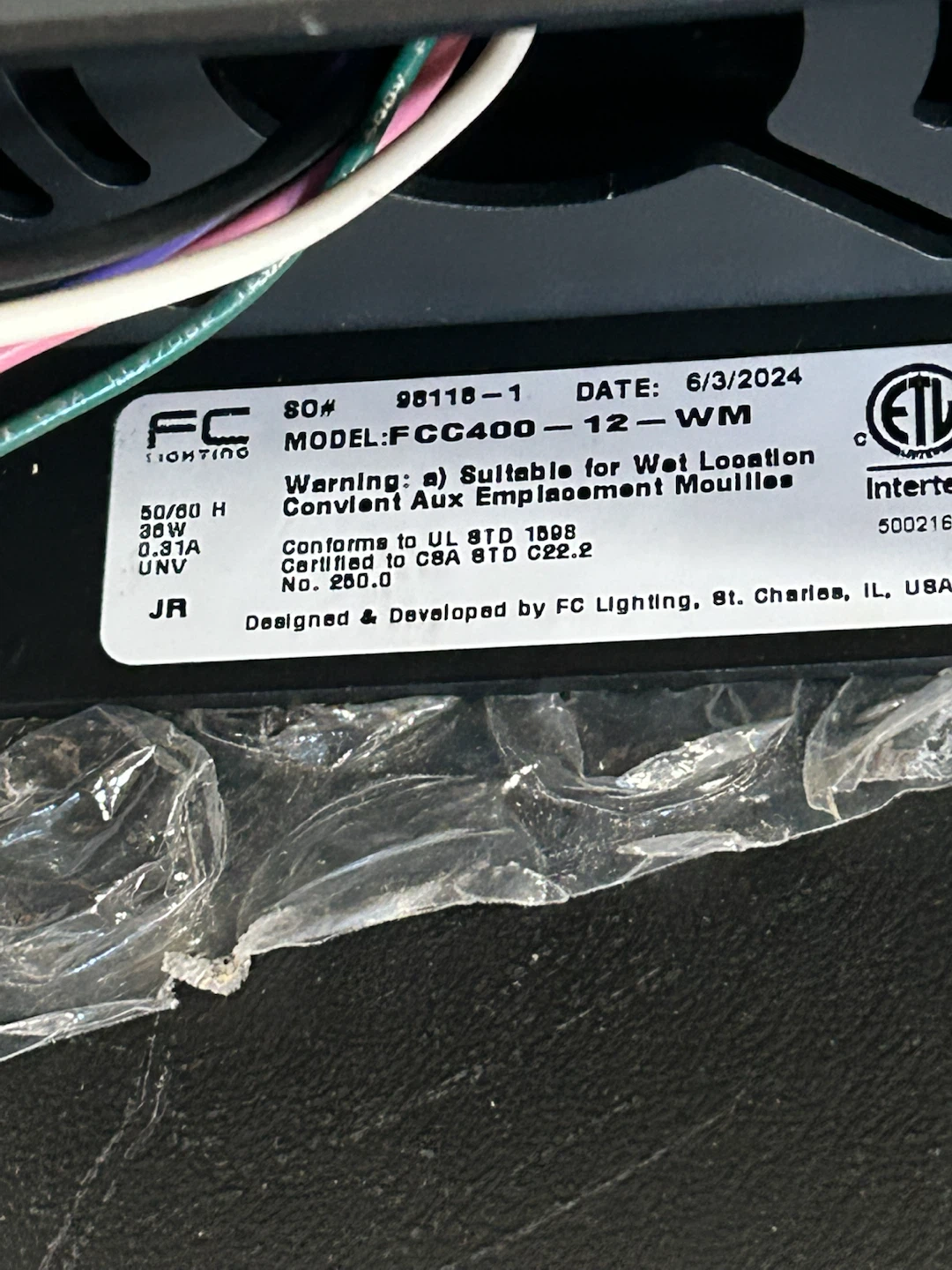 FC Lighting FCC400-12-WM Outdoor Wall Lights (Pair) - photo 5