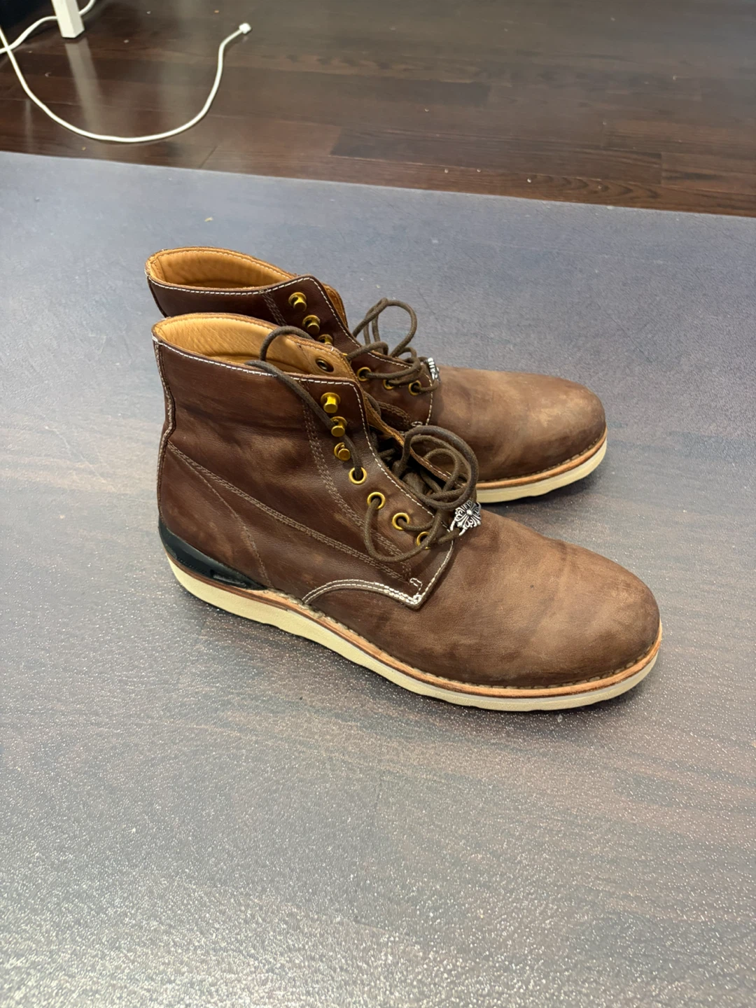 Visvim Virgil Boots Horsehide Size 10 - photo 4