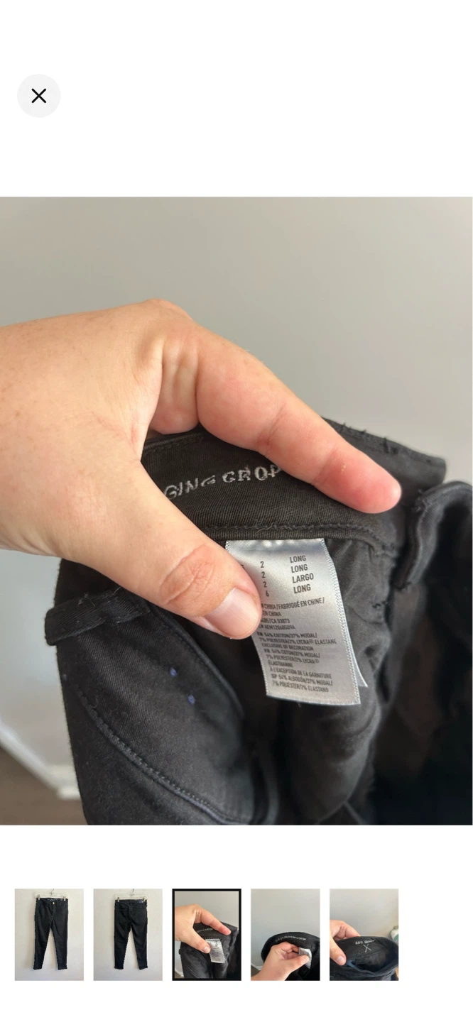 American Eagle Hi-Rise Jeggings Black Size 2 Long - photo 3
