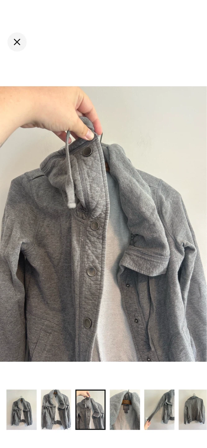 Roots 73 Athletics Grey Fleece Jacket - photo 3
