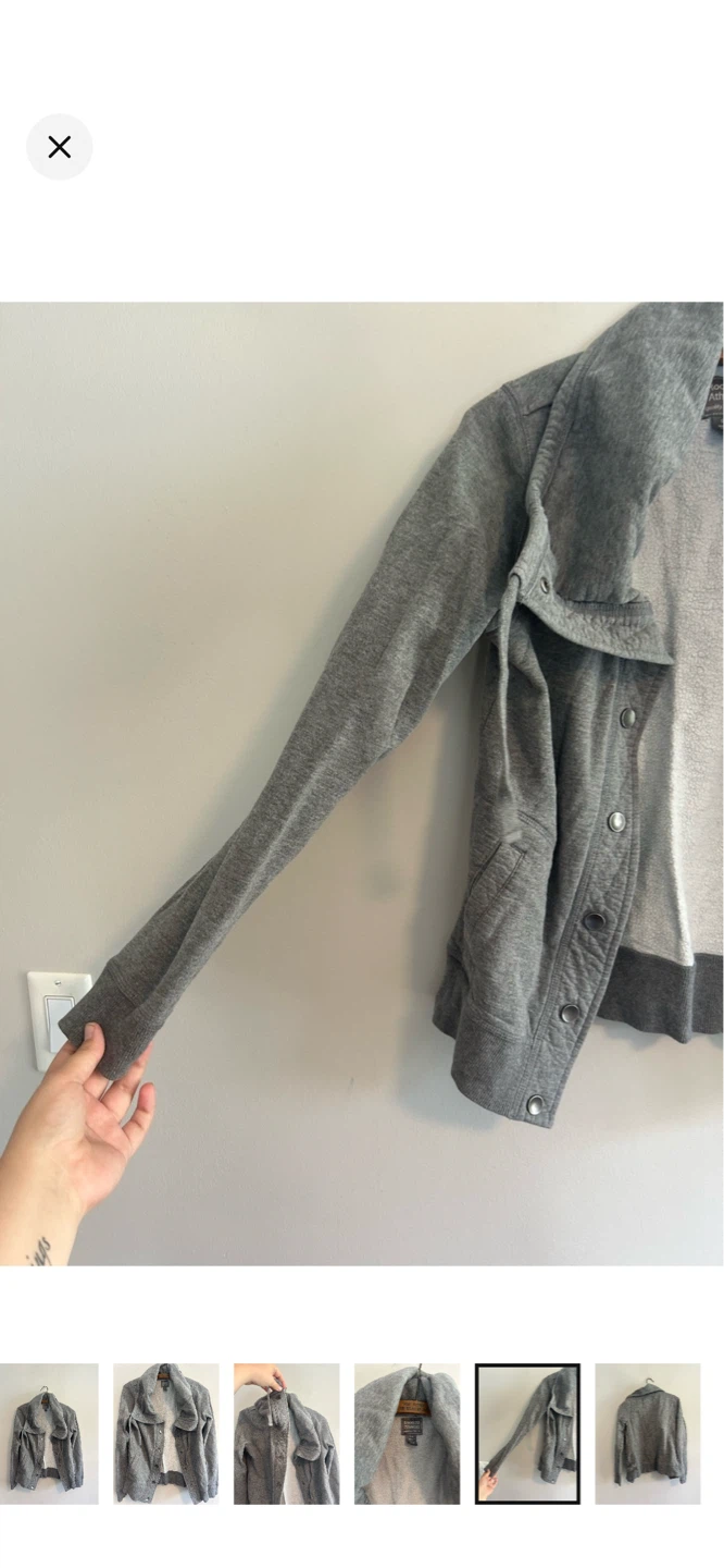 Roots 73 Athletics Grey Fleece Jacket - photo 5