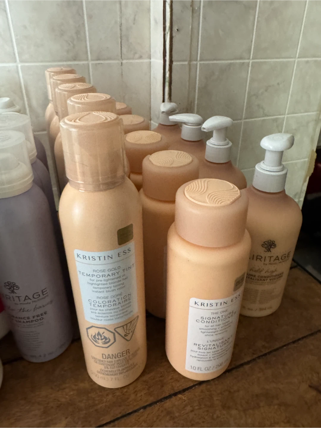 Kristin Ess Rose Gold Temporary Tint & Other Hair Products