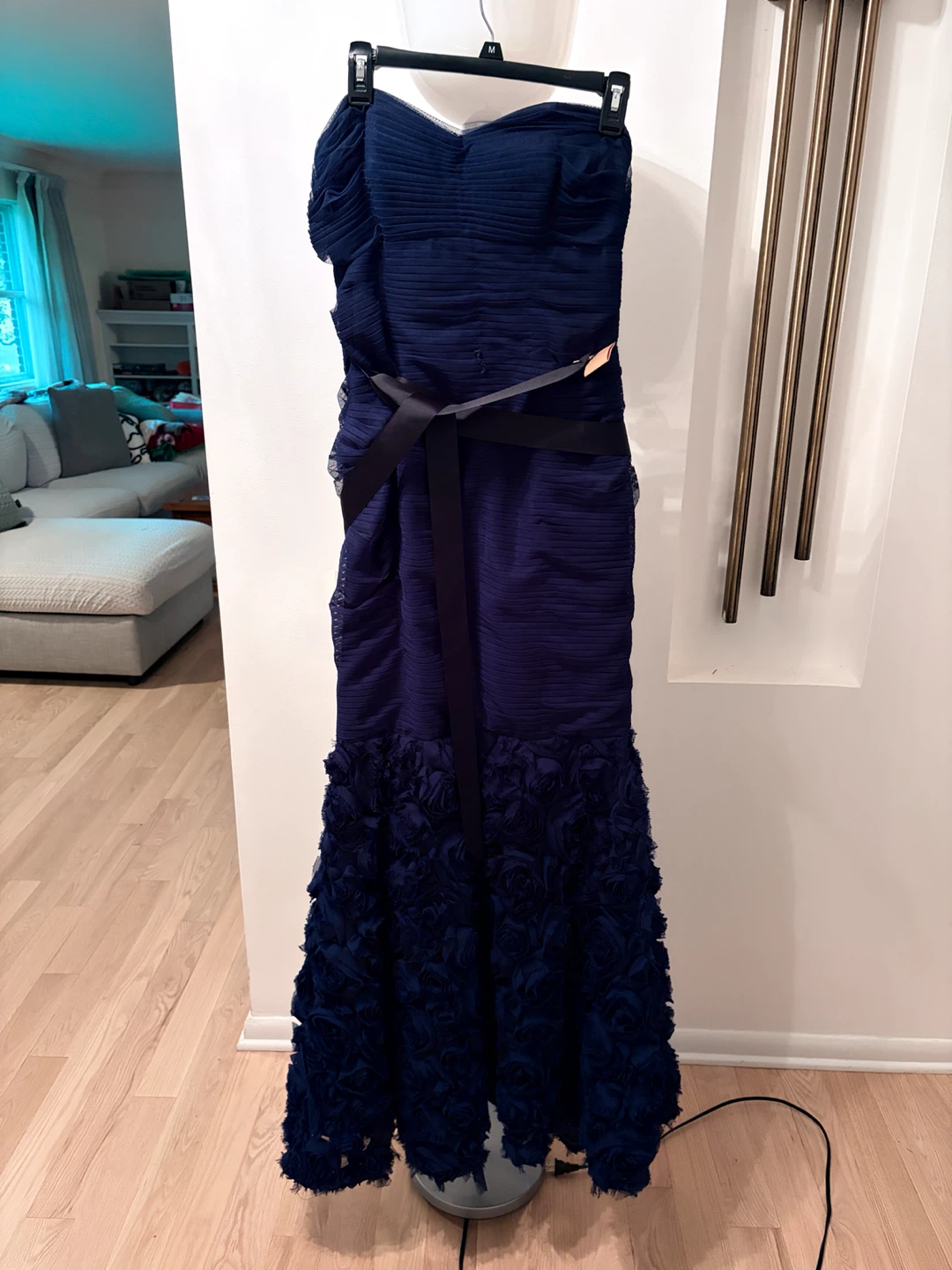 Navy Blue Gown - Size 8