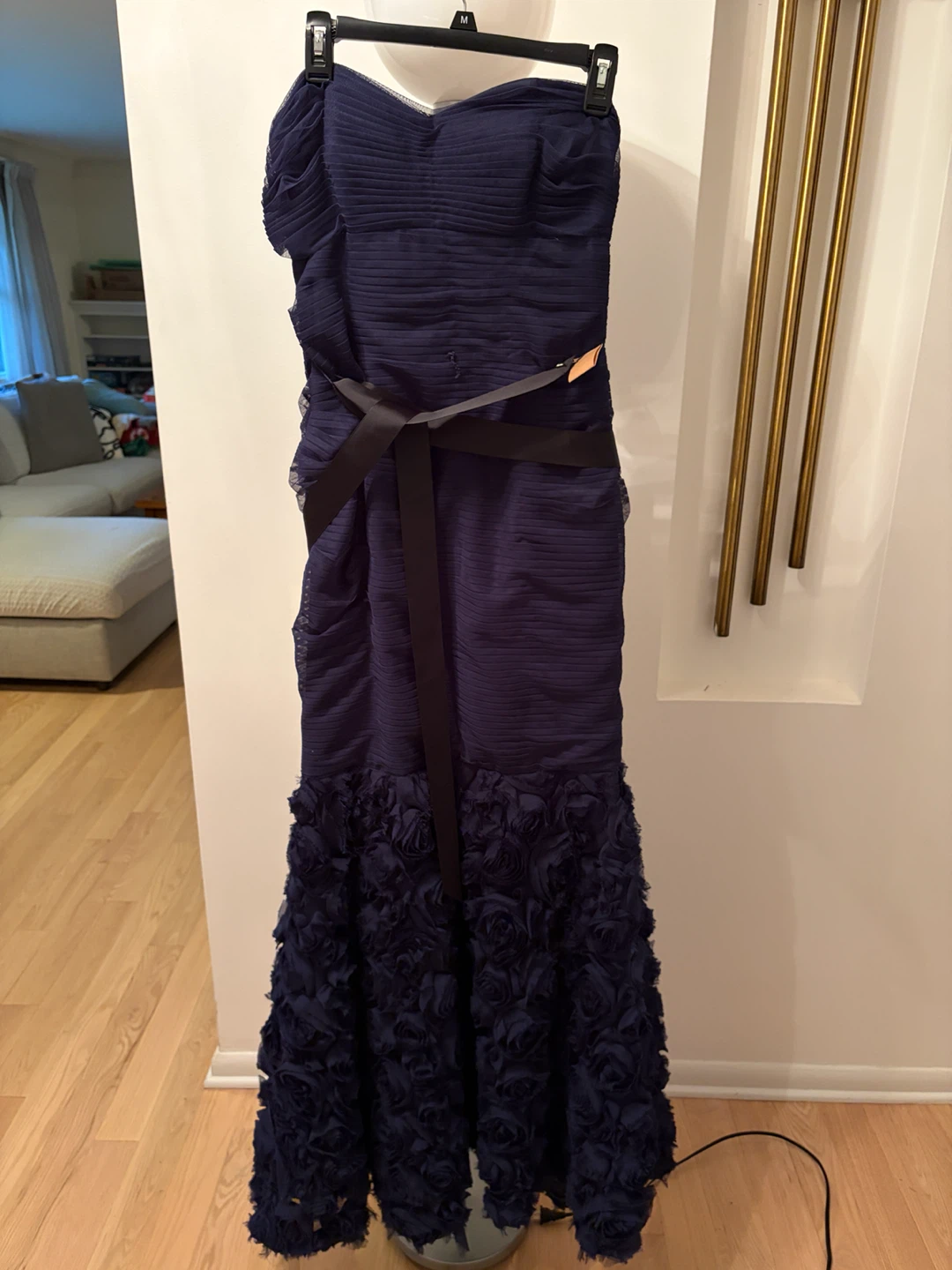 Navy Blue Gown - Size 8 - photo 3