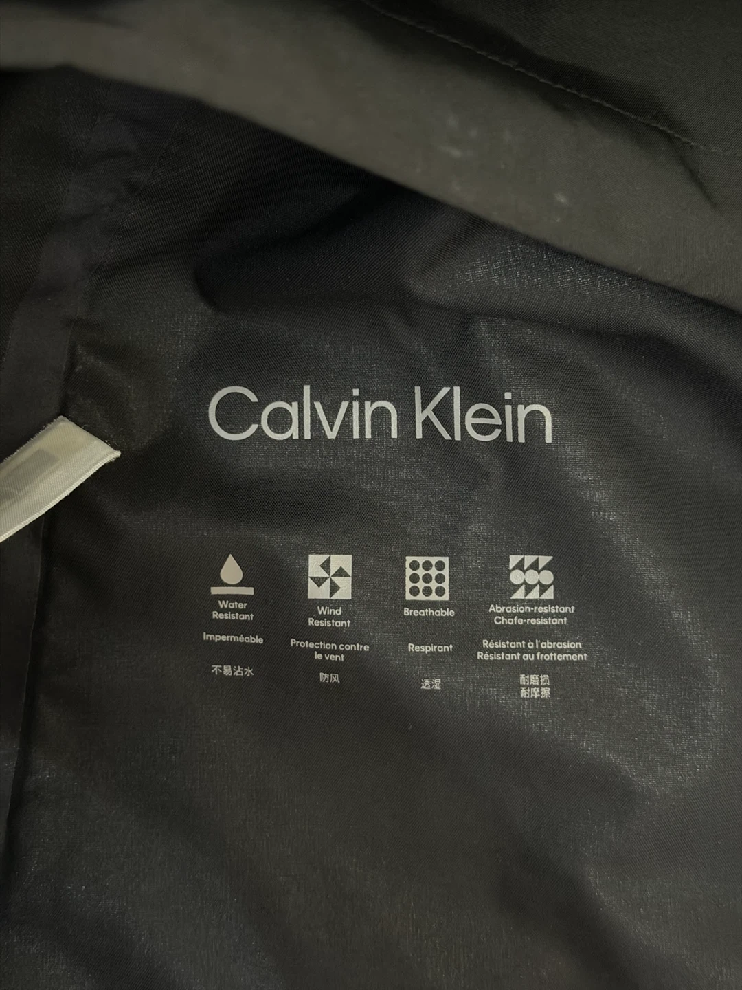 Calvin Klein Tech Shell Hooded Jacket - Black - photo 5