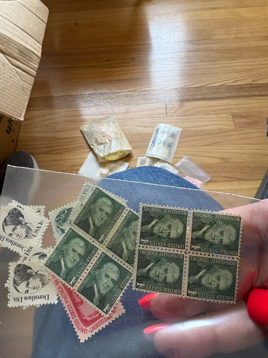 Collection of Vintage US Postage Stamps