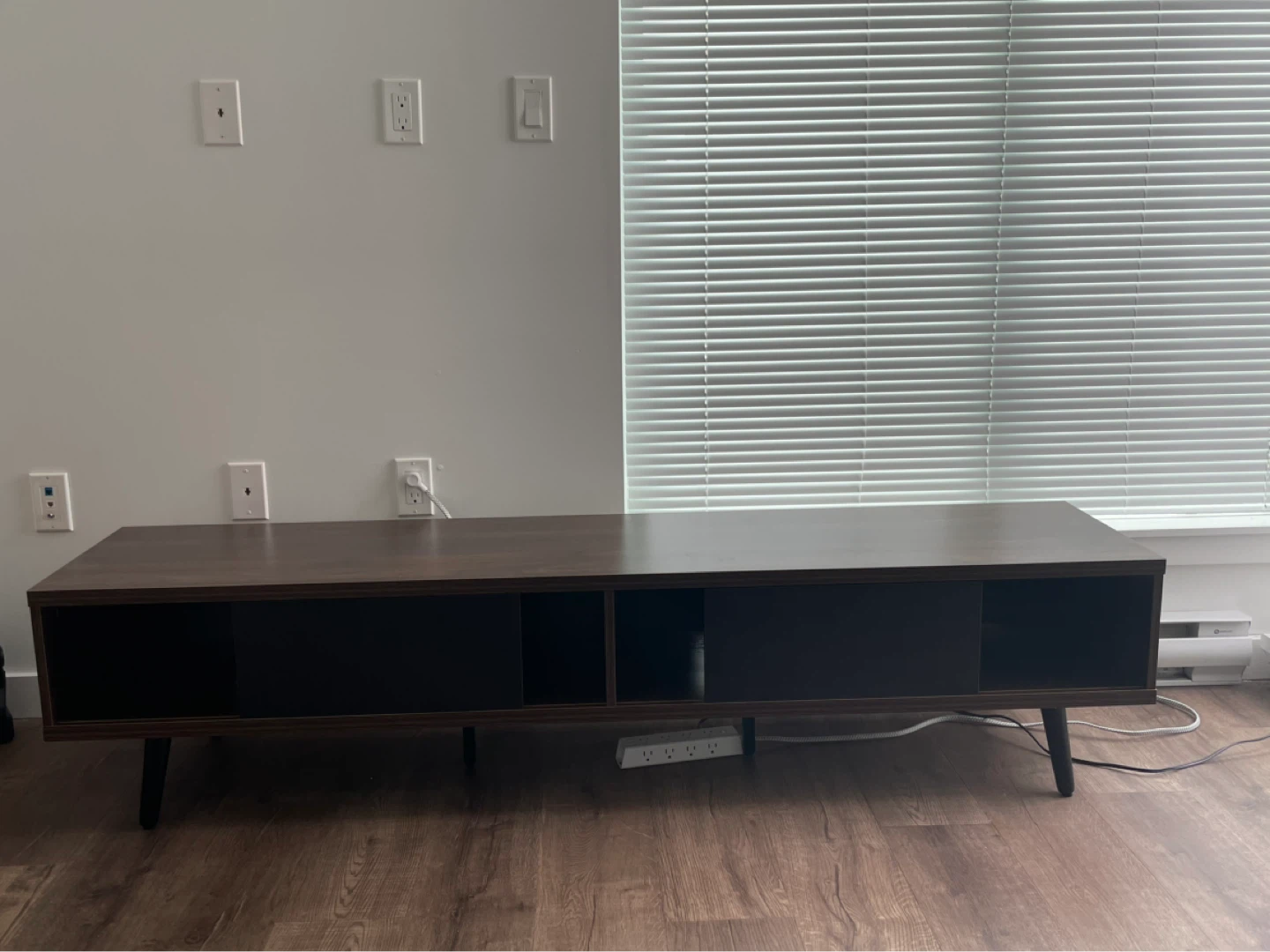 Bestier 70 inch TV Stand - Walnut - photo 3
