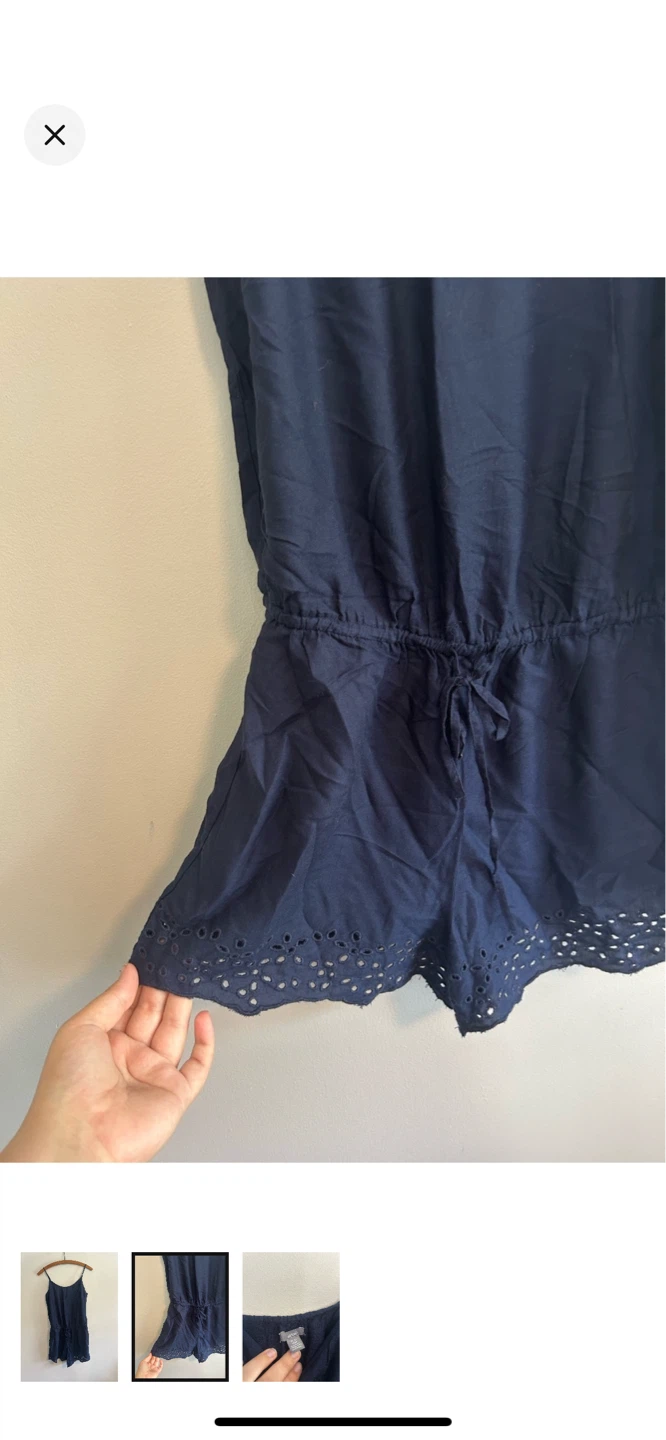 Aerie Navy Blue Romper - photo 2