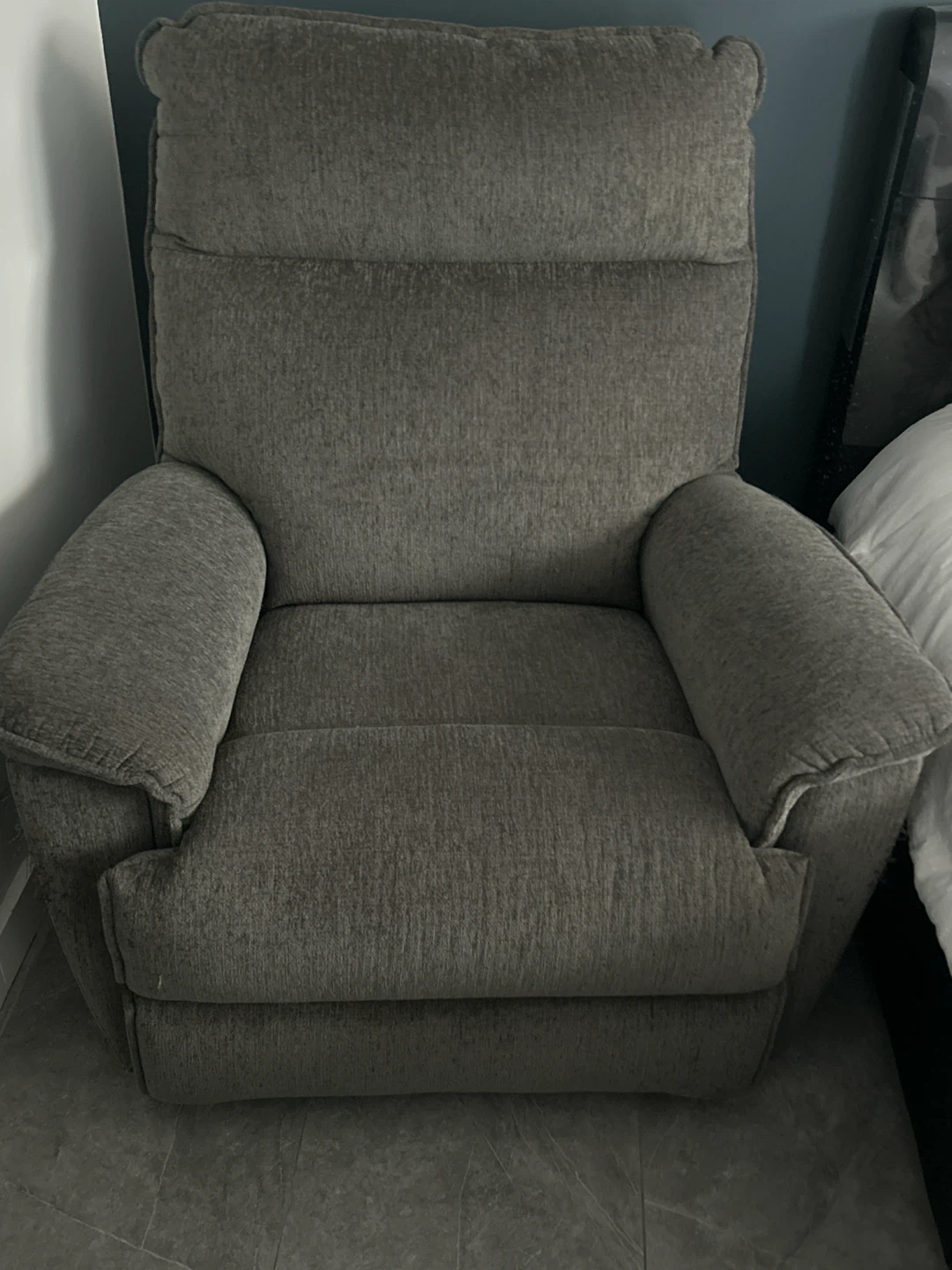 Gray Recliner Armchair