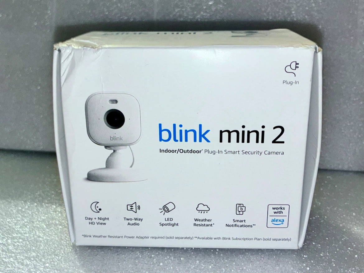 Blink Mini 2 Indoor/Outdoor Plug-In Smart Security Camera