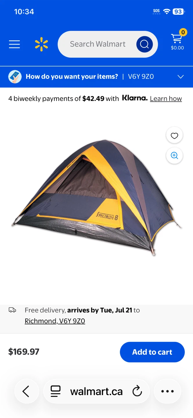 World Famous Tempest Dome Tent