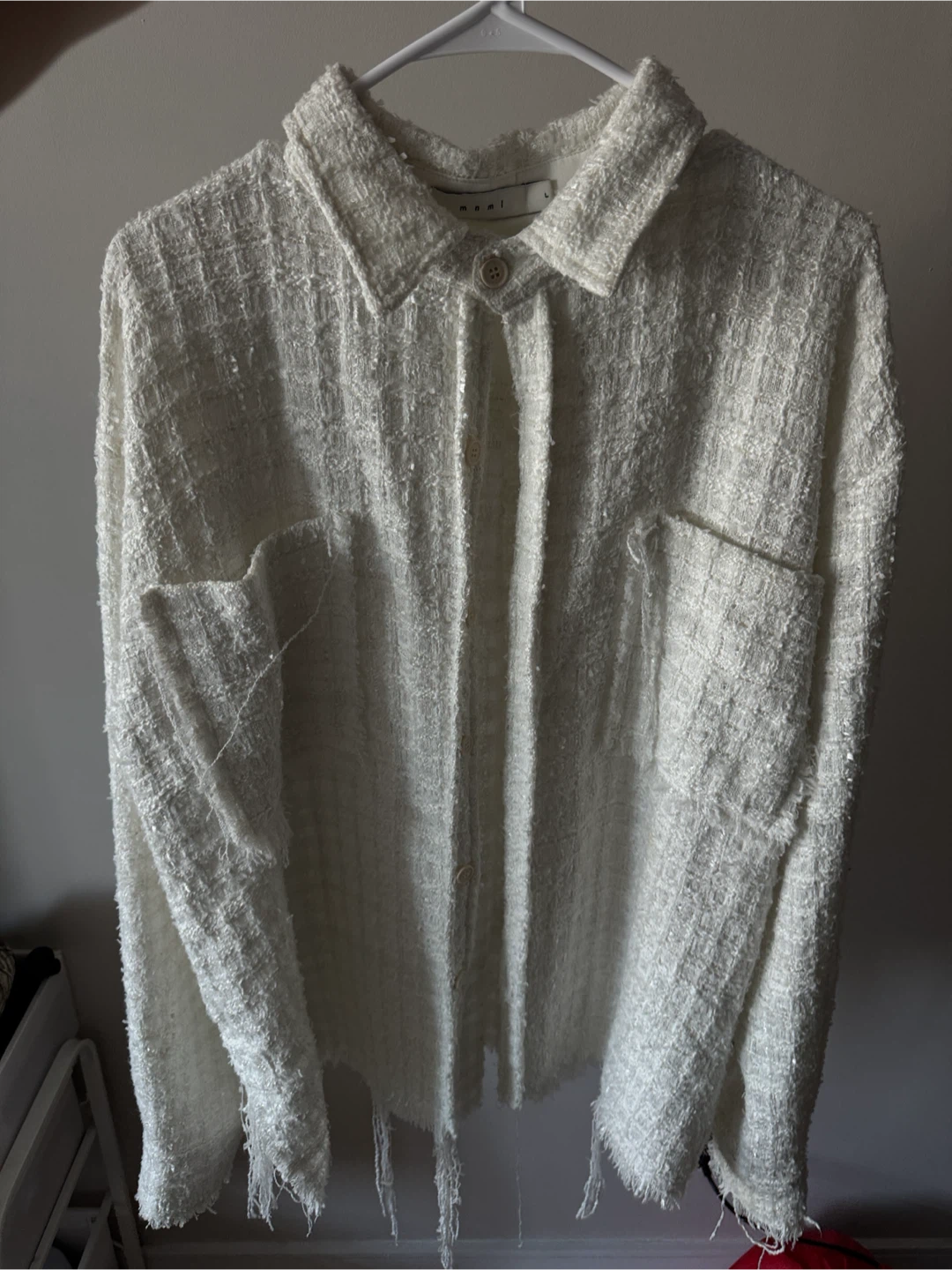 MMML White flannel
