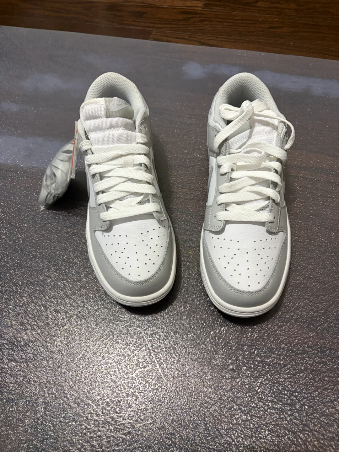 Nike Dunk Low Grey White Sneakers - photo 2