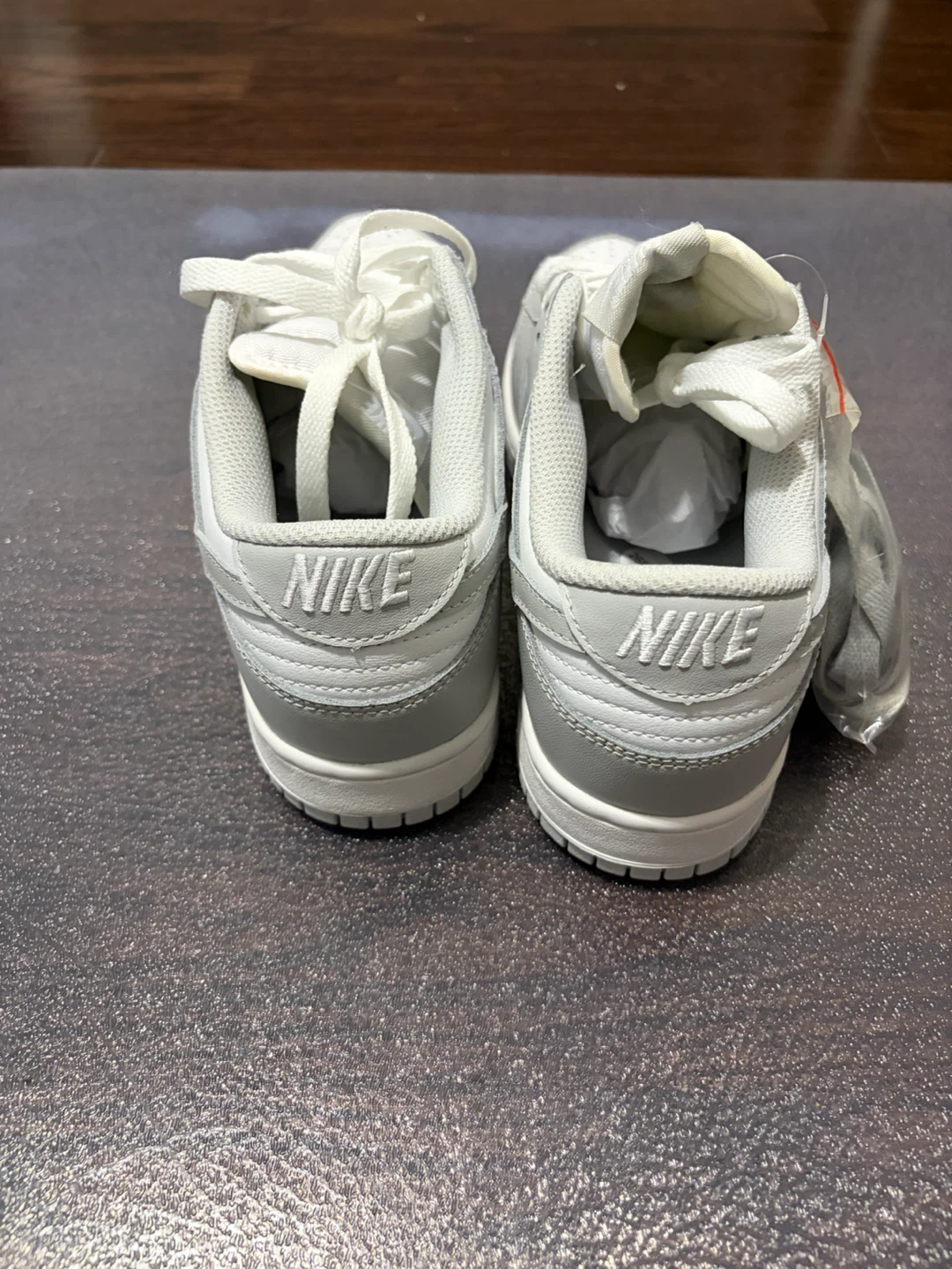 Nike Dunk Low Grey White Sneakers - photo 3