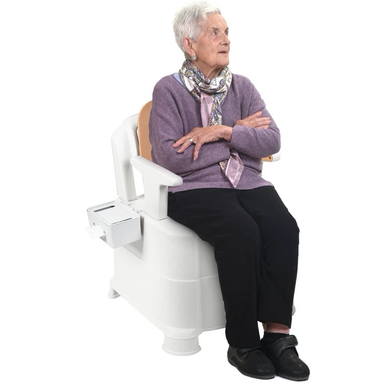 Portable Toilet Chair with Night Light