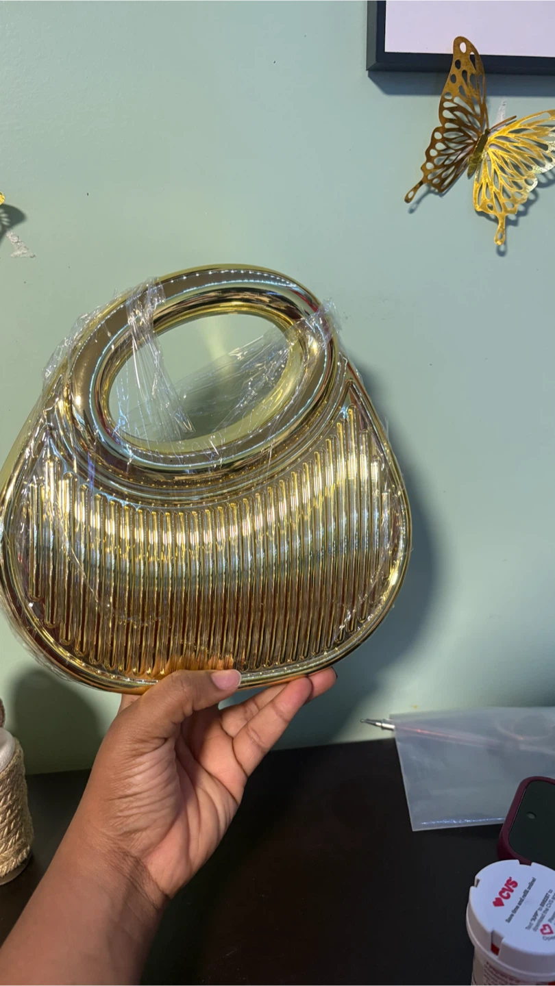 Gold Transparent Handbag - photo 4