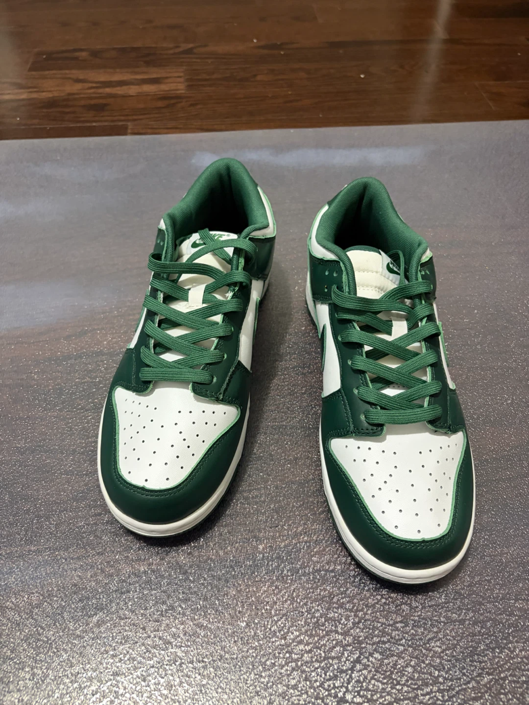 Nike Dunk Low Green White Men's Sneakers