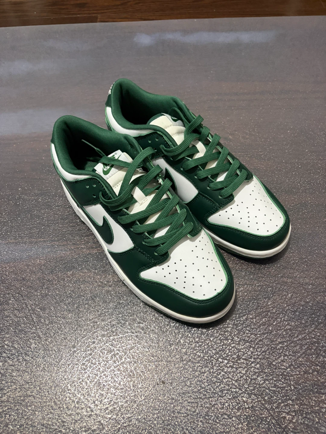 Nike Dunk Low Green White Men's Sneakers - photo 2