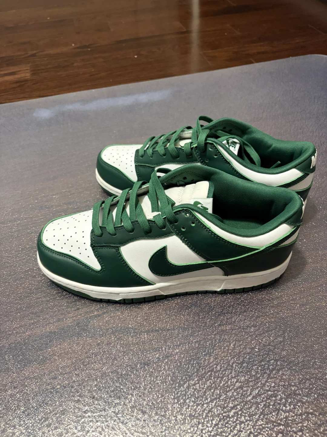 Nike Dunk Low Green White Men's Sneakers - photo 3