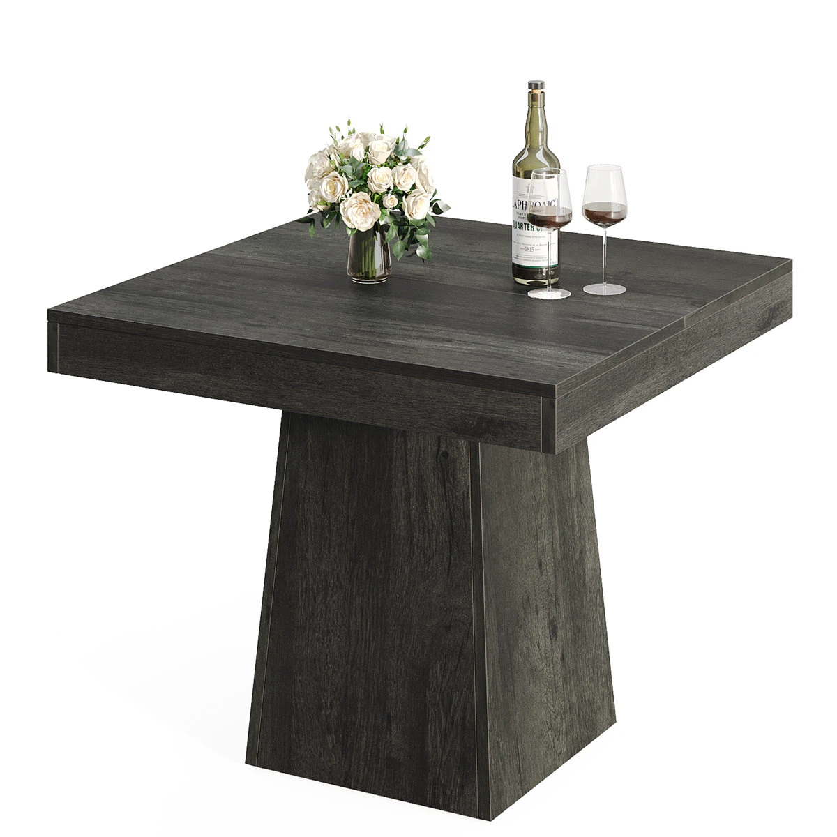 Square Pedestal Dining Table Only Table - photo 4