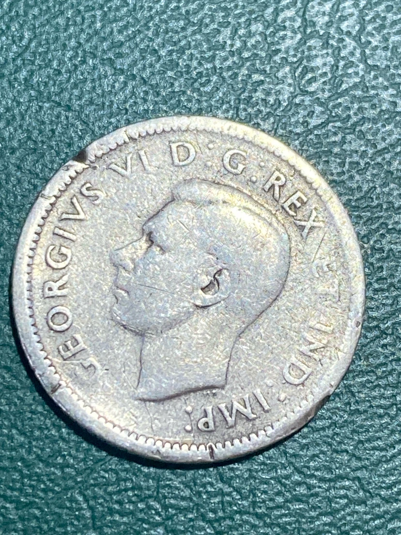 1941 Canadian Silver Dime - King George VI