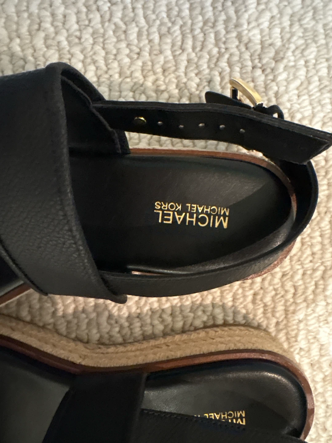 Michael Kors Black Espadrille Platform Sandals - photo 2