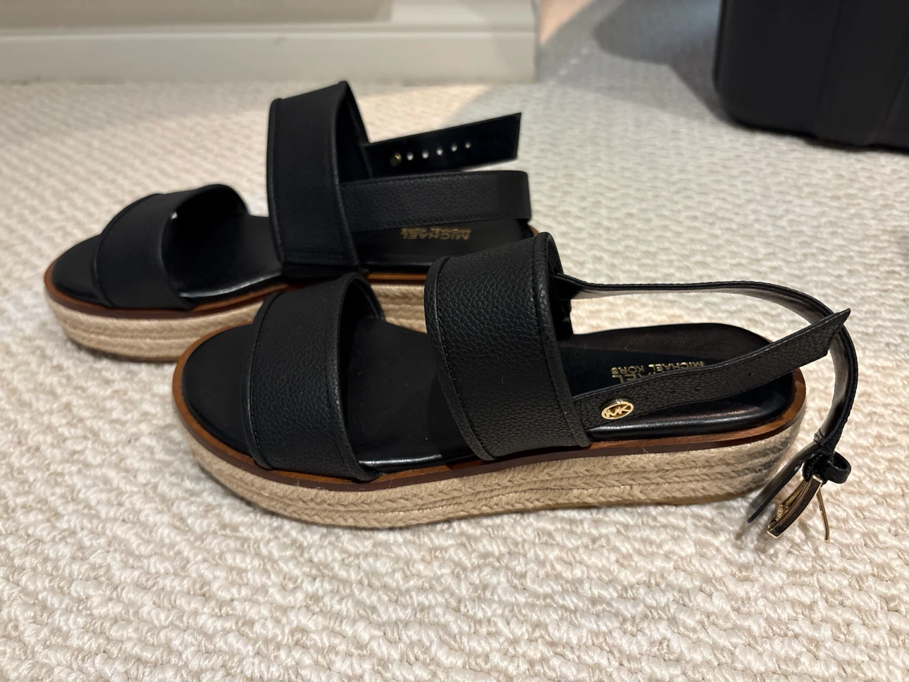 Michael Kors Black Espadrille Platform Sandals - photo 3