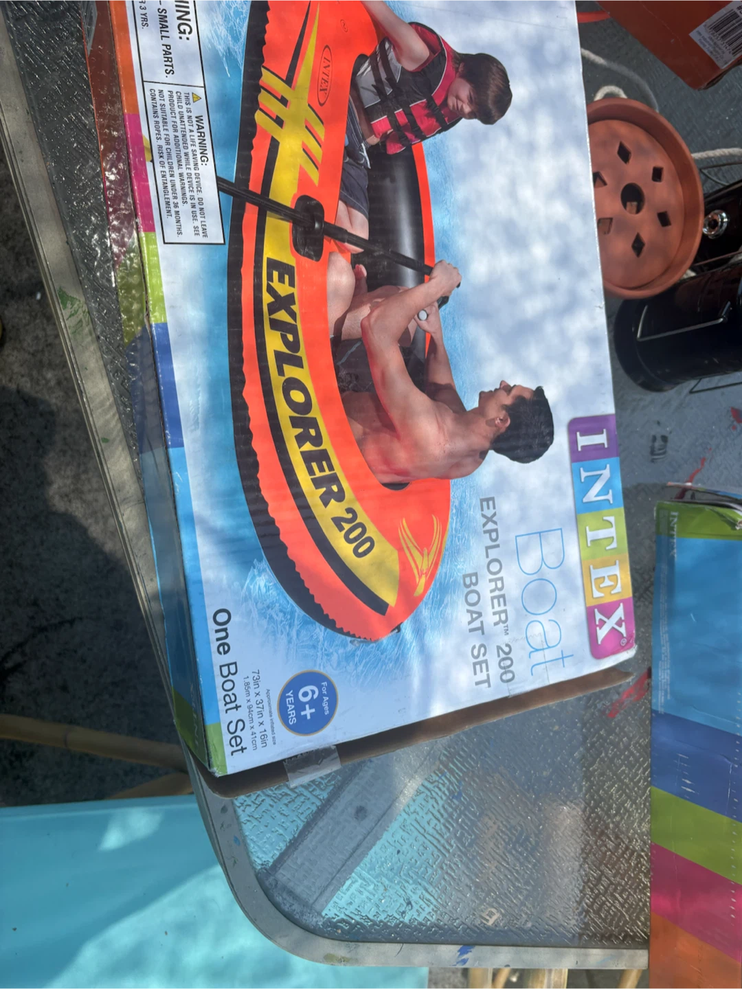 Intex Explorer 200 Boat Set