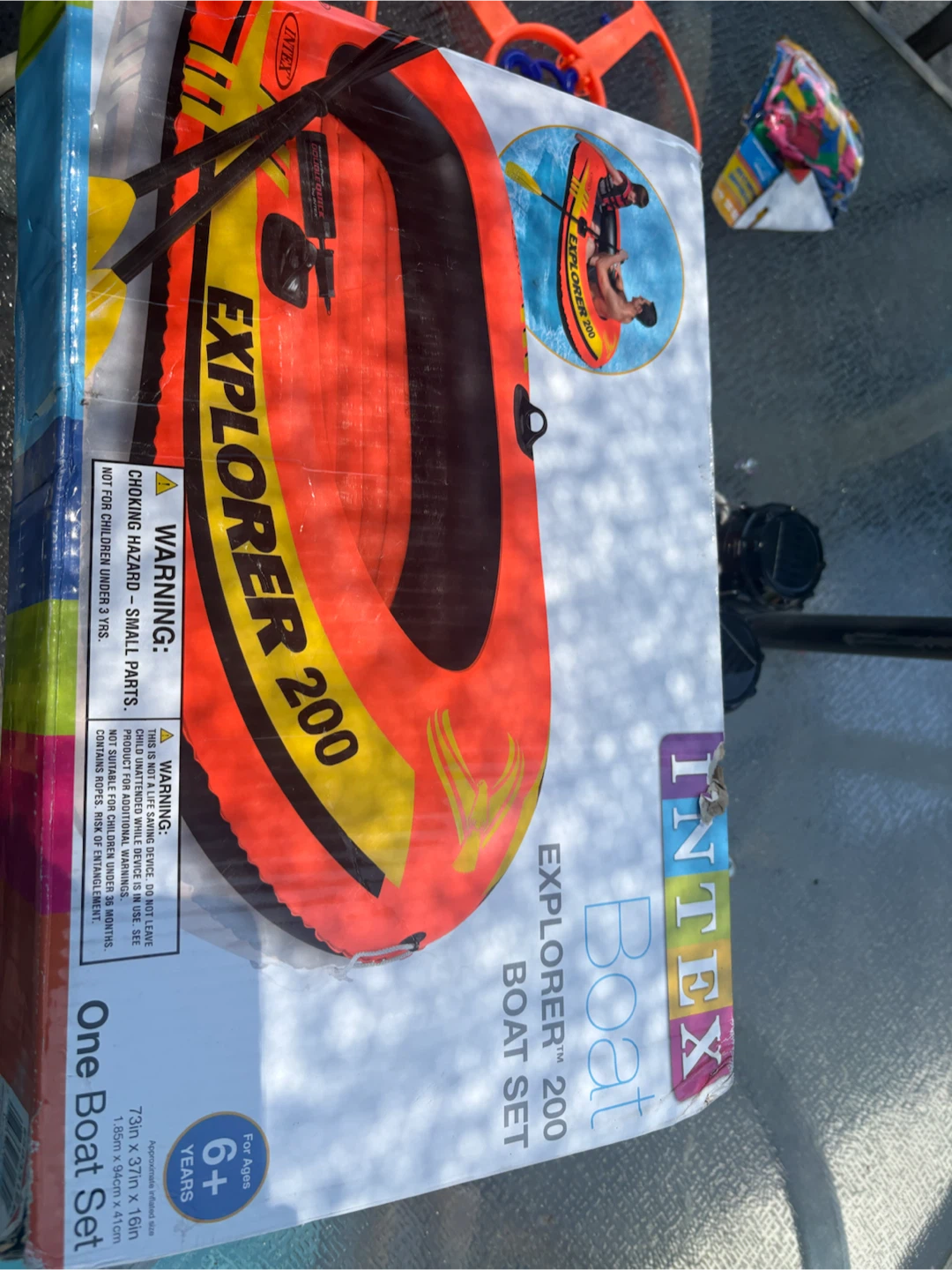 Intex Explorer 200 Boat Set - photo 2