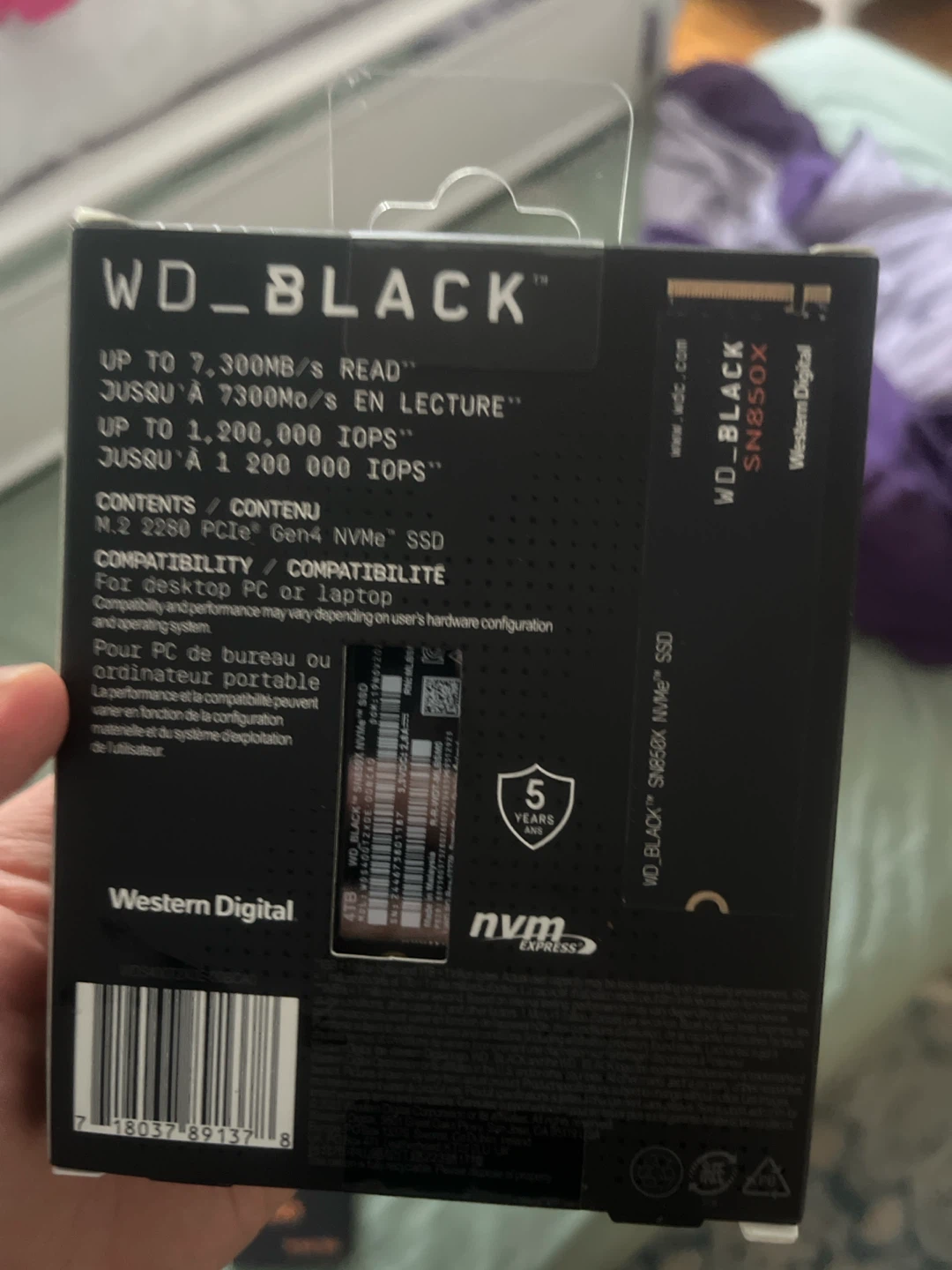 WD_BLACK SN850X NVMe SSD 4TB - photo 2