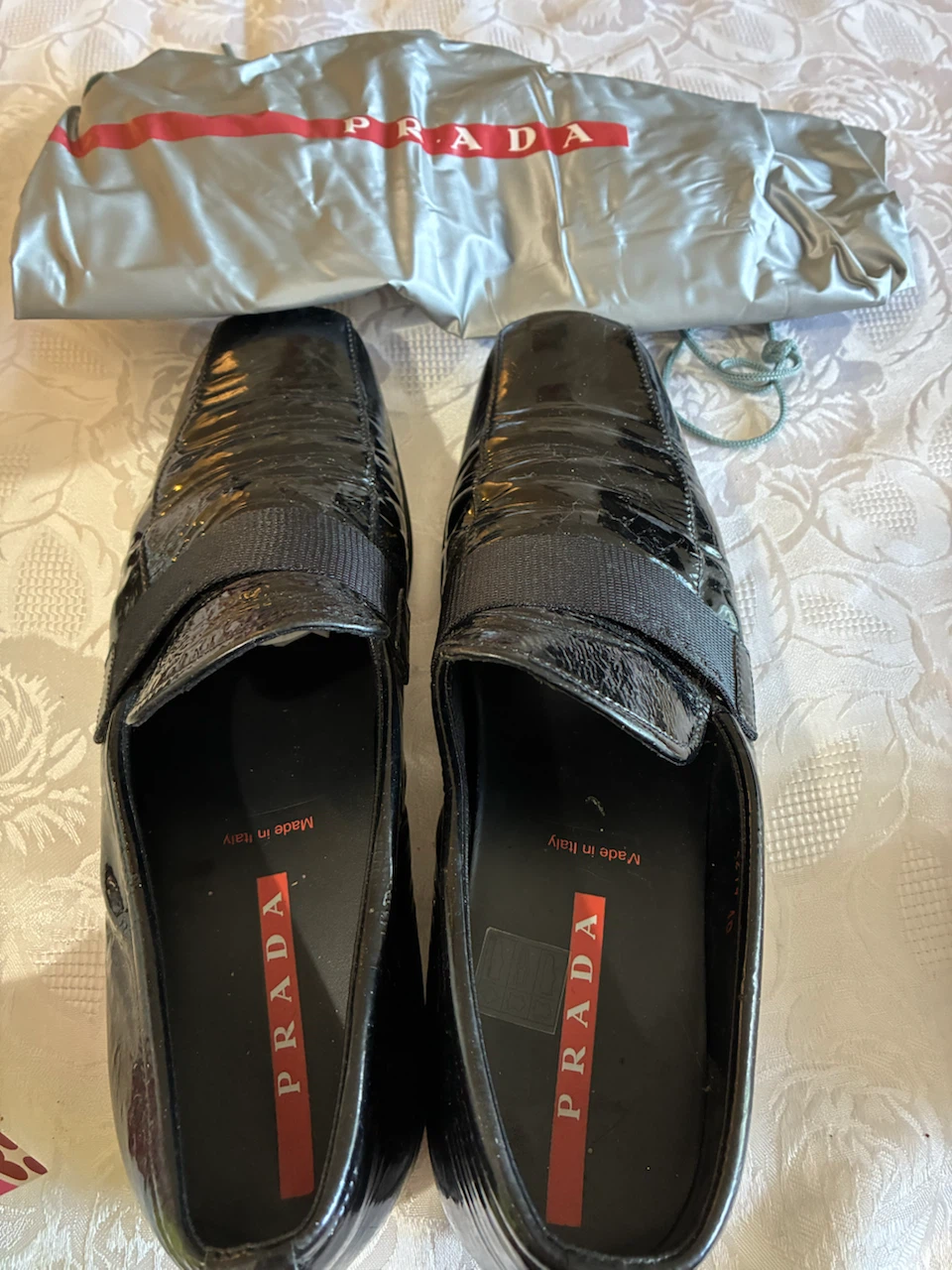 Unisex Leather Prada