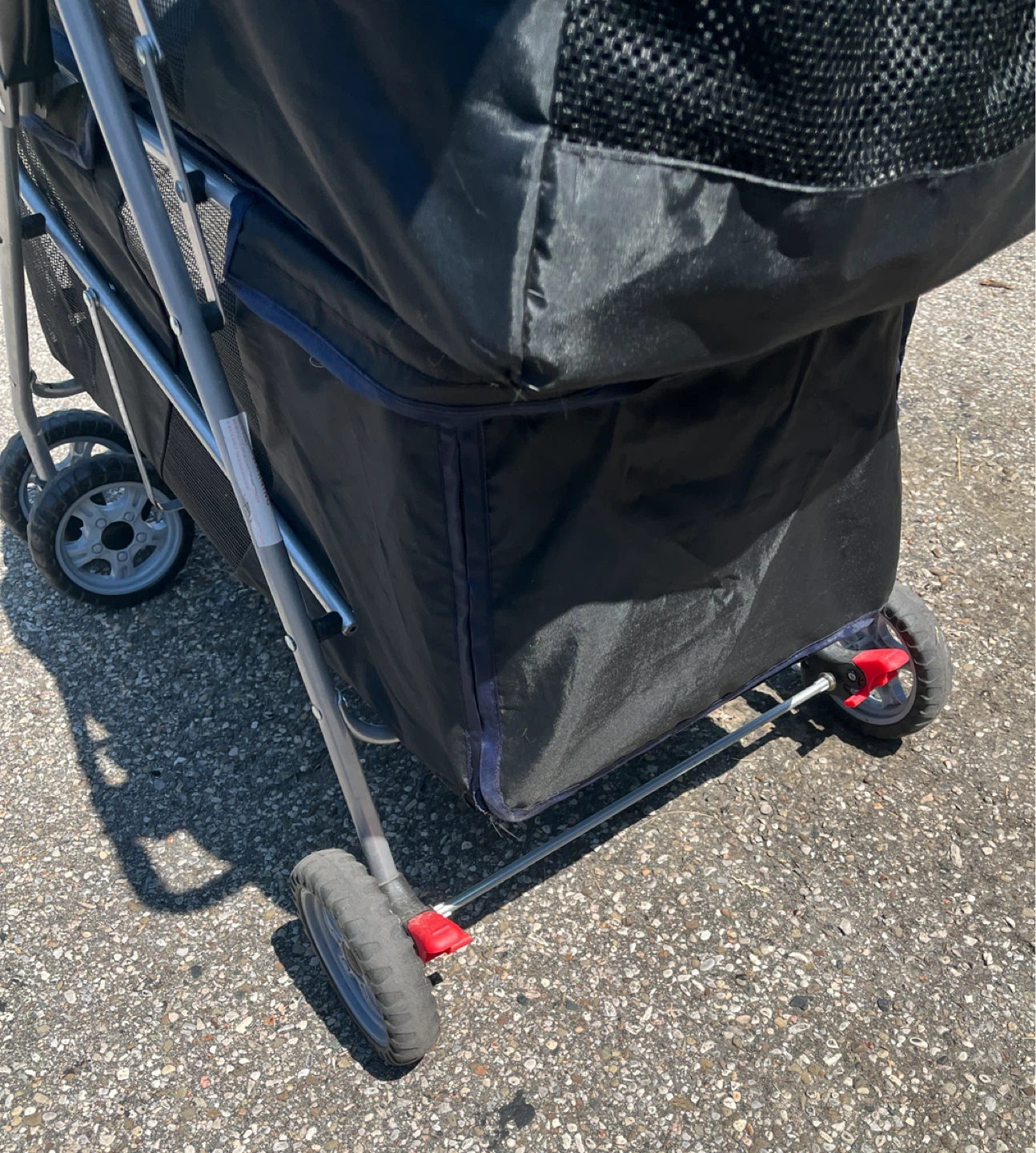 2 level Black Pet Stroller - photo 4