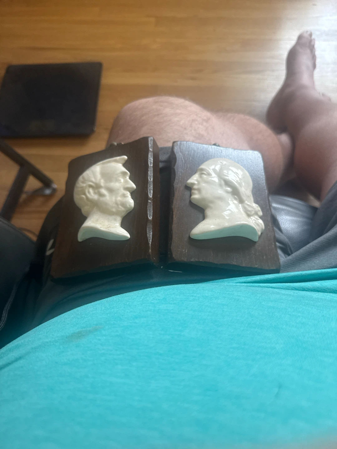 Presidential Profile Wall Art Set (Lincoln & Washington)