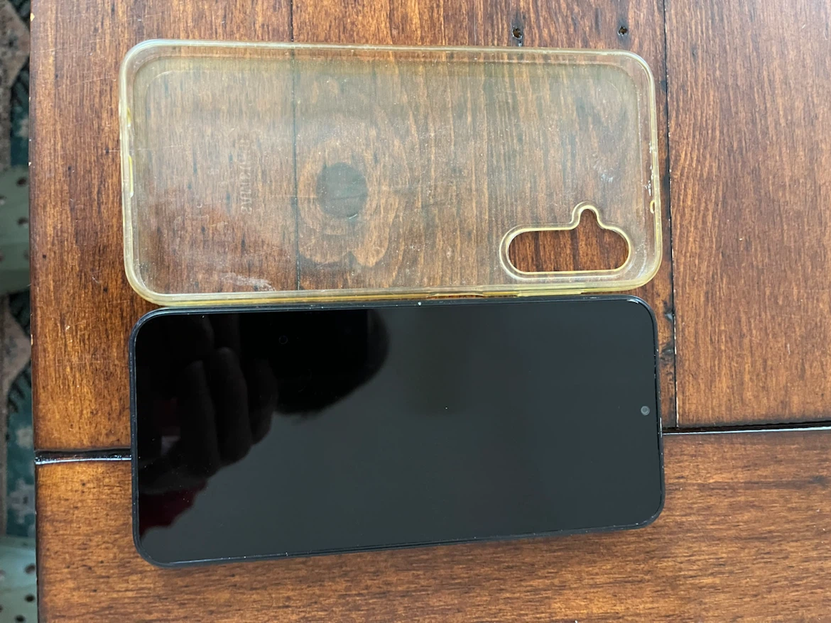 Smartphone with Clear Case