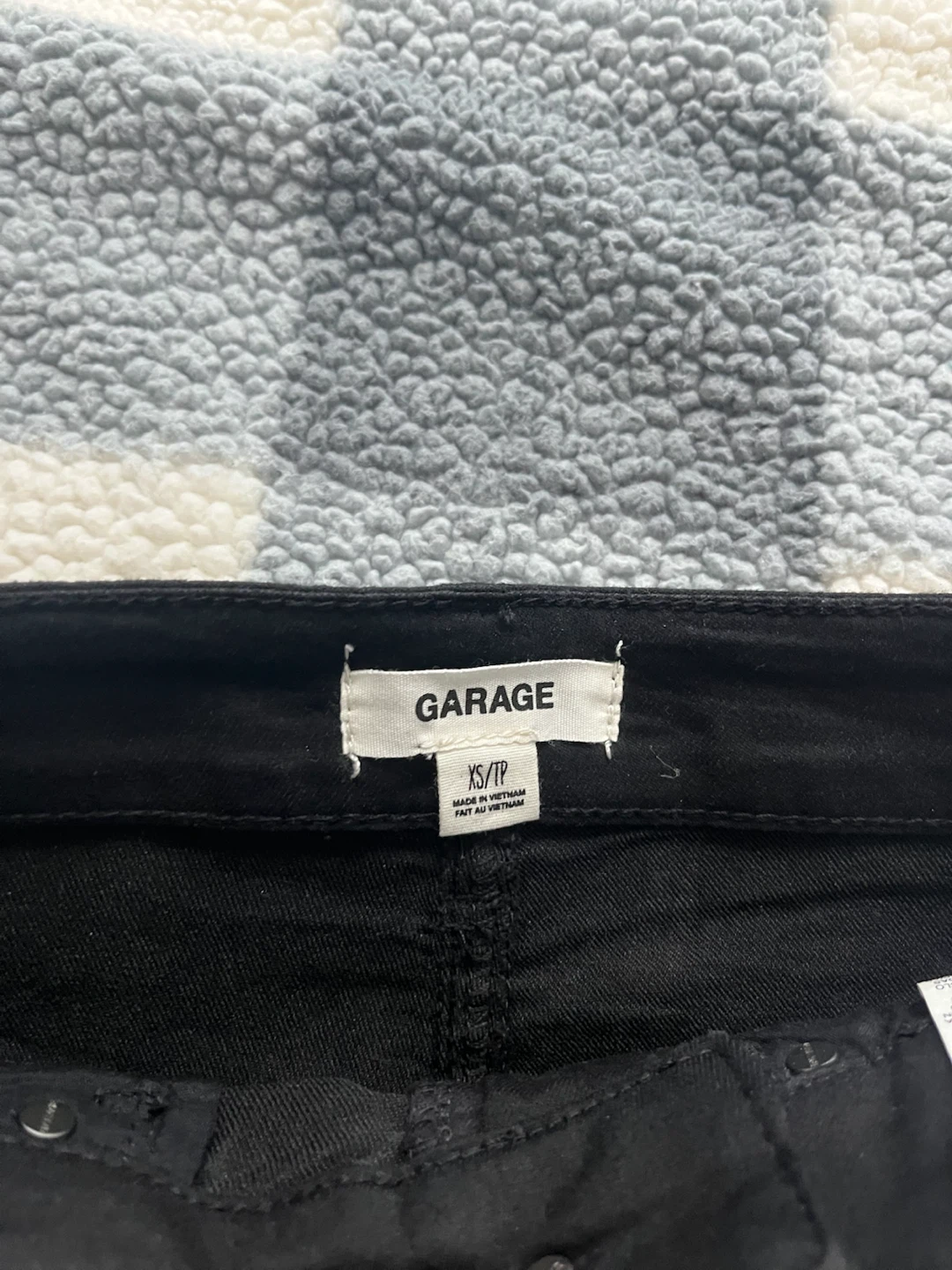 Garage Black Denim Mini Skirt - XS/TP - photo 2