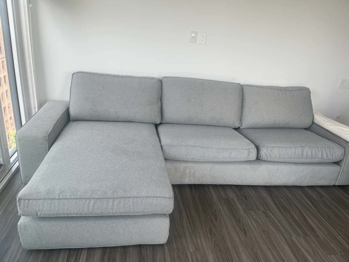 Grey Sectional Sofa - photo 2