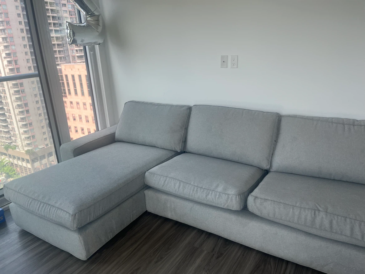Grey Sectional Sofa - photo 5