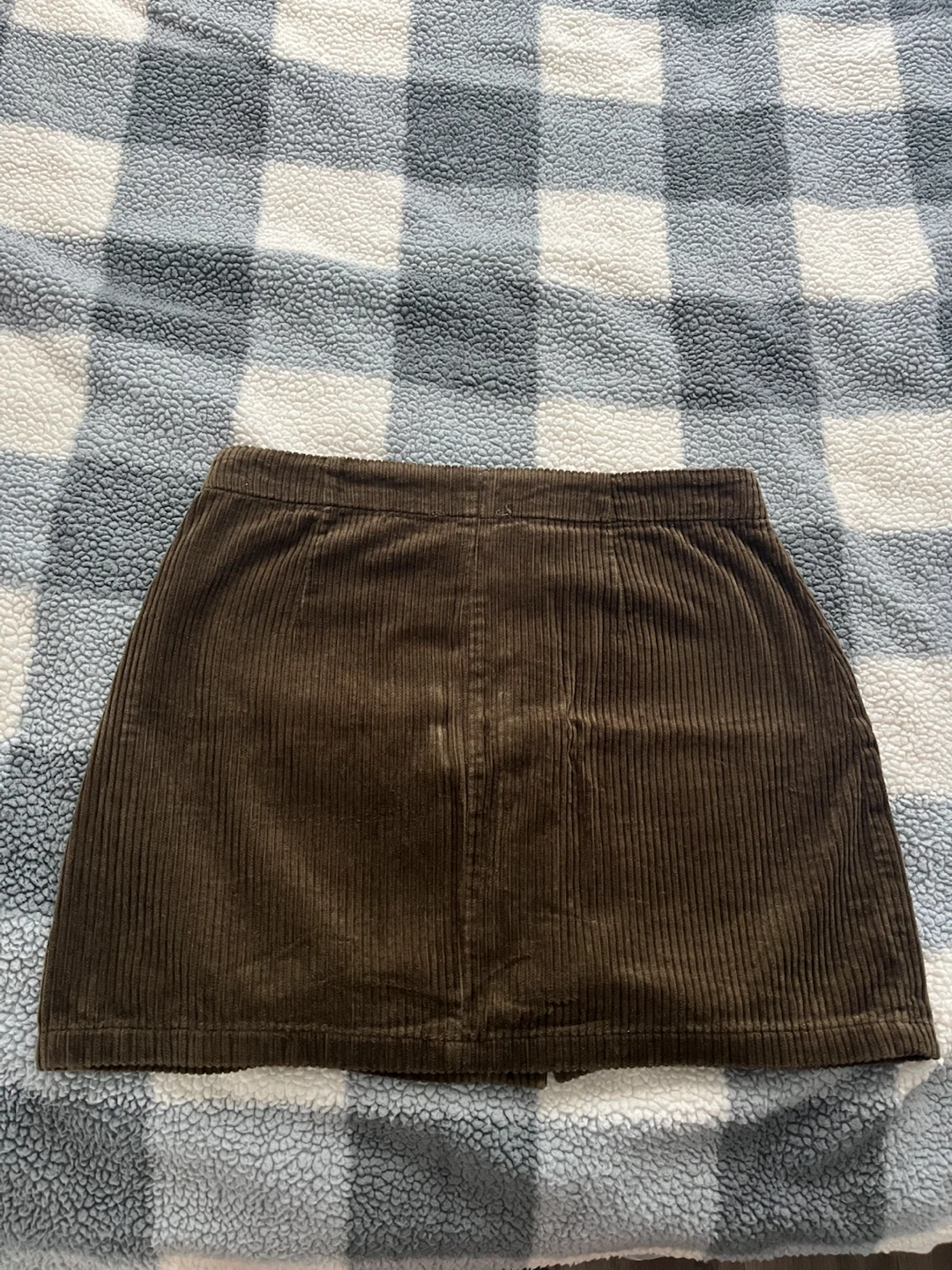 Brown Corduroy Mini Skirt - photo 2