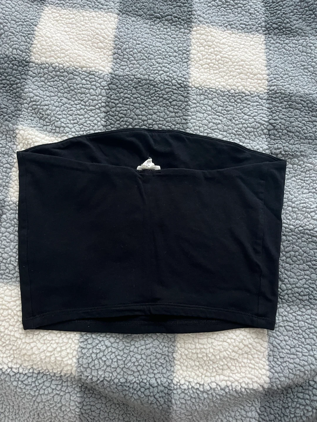 Garage Black Strapless Tube Top - photo 2
