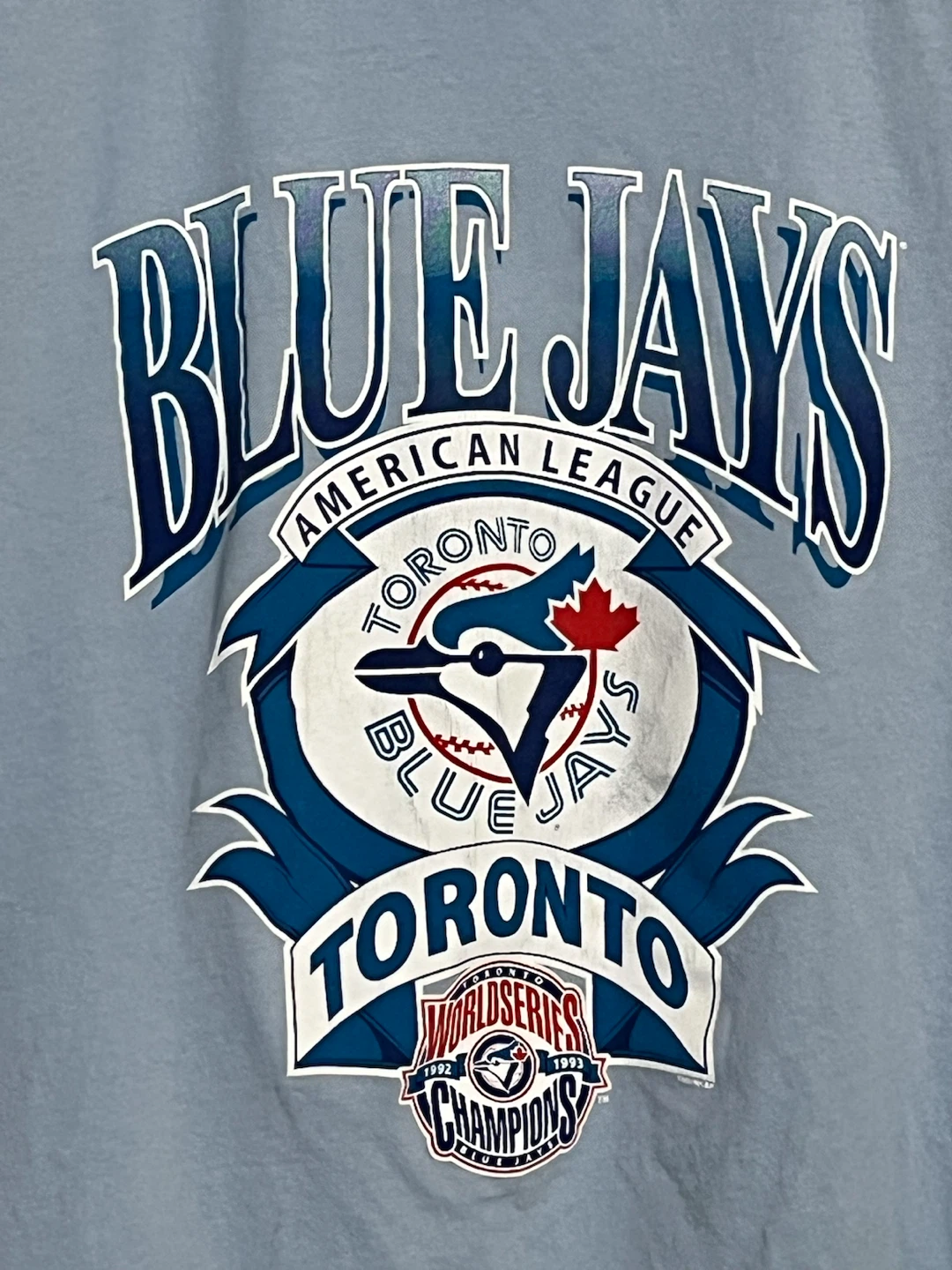 Toronto Blue Jays 1992 & 1993 World Series Champions T-Shirt - photo 2