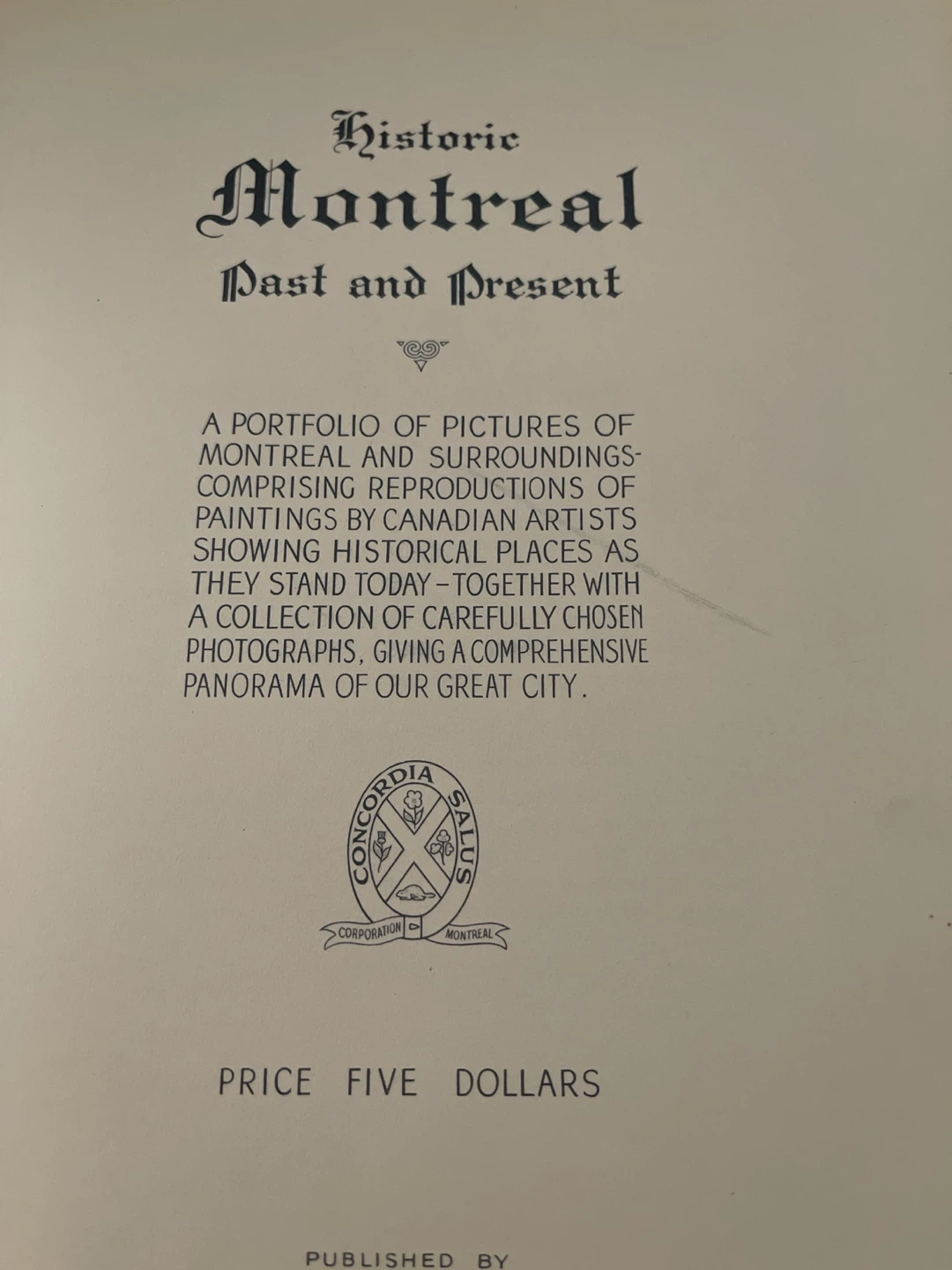 Historic Montreal Past and Present Photo Portfolio