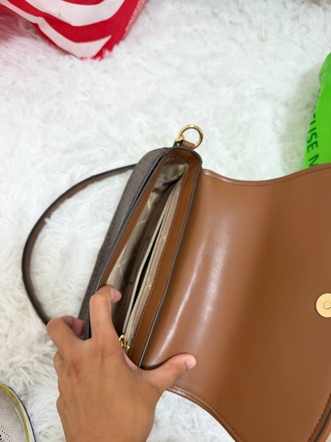 Michael Kors Signature Monogram Shoulder Bag - photo 3