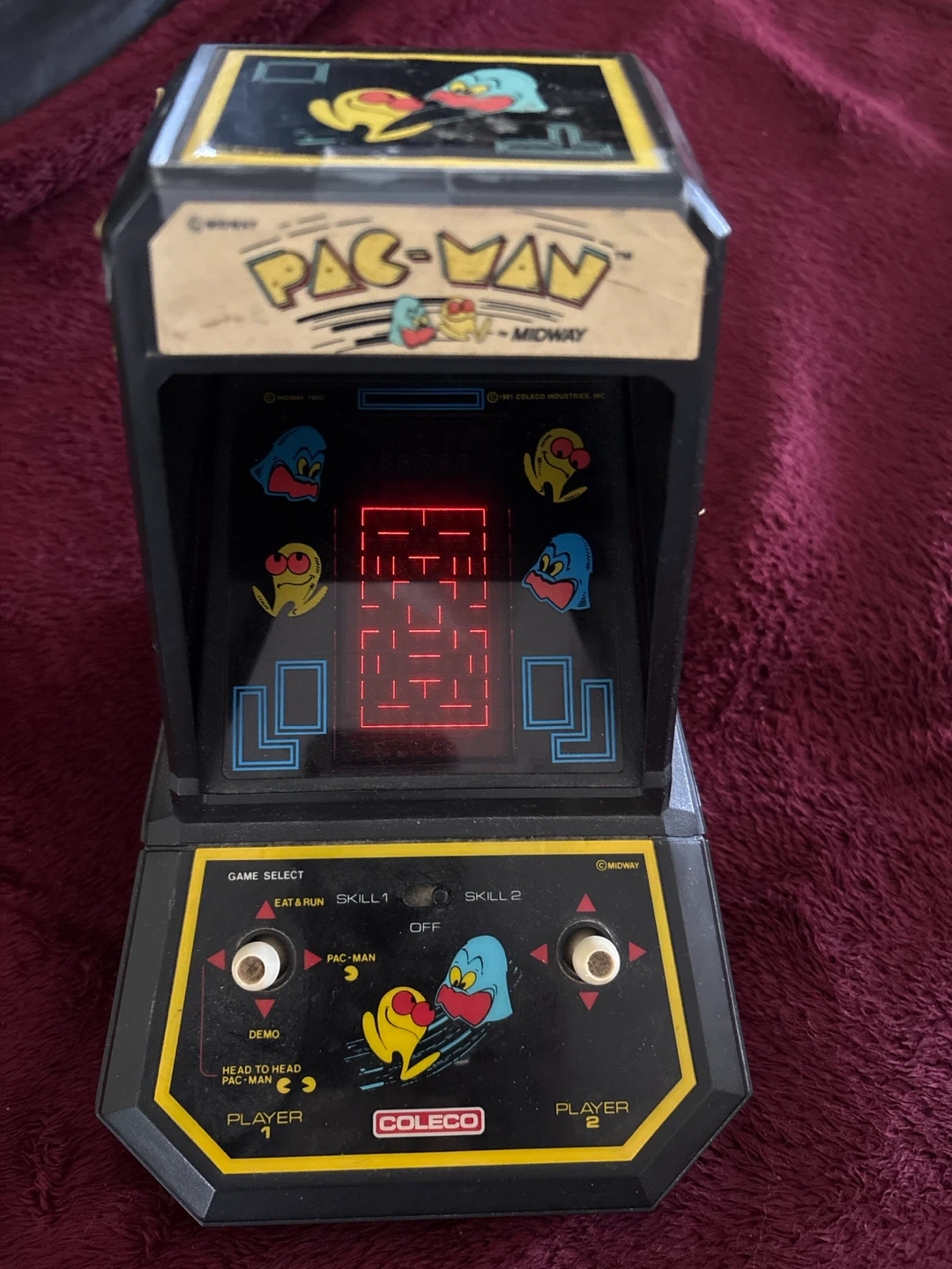 Coleco Pac-Man Electronic Handheld Game