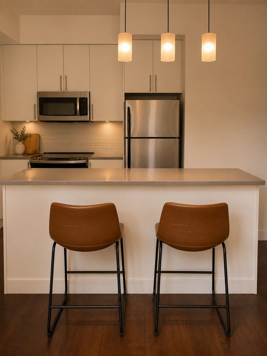 Set of 2 Modern Bar Stools