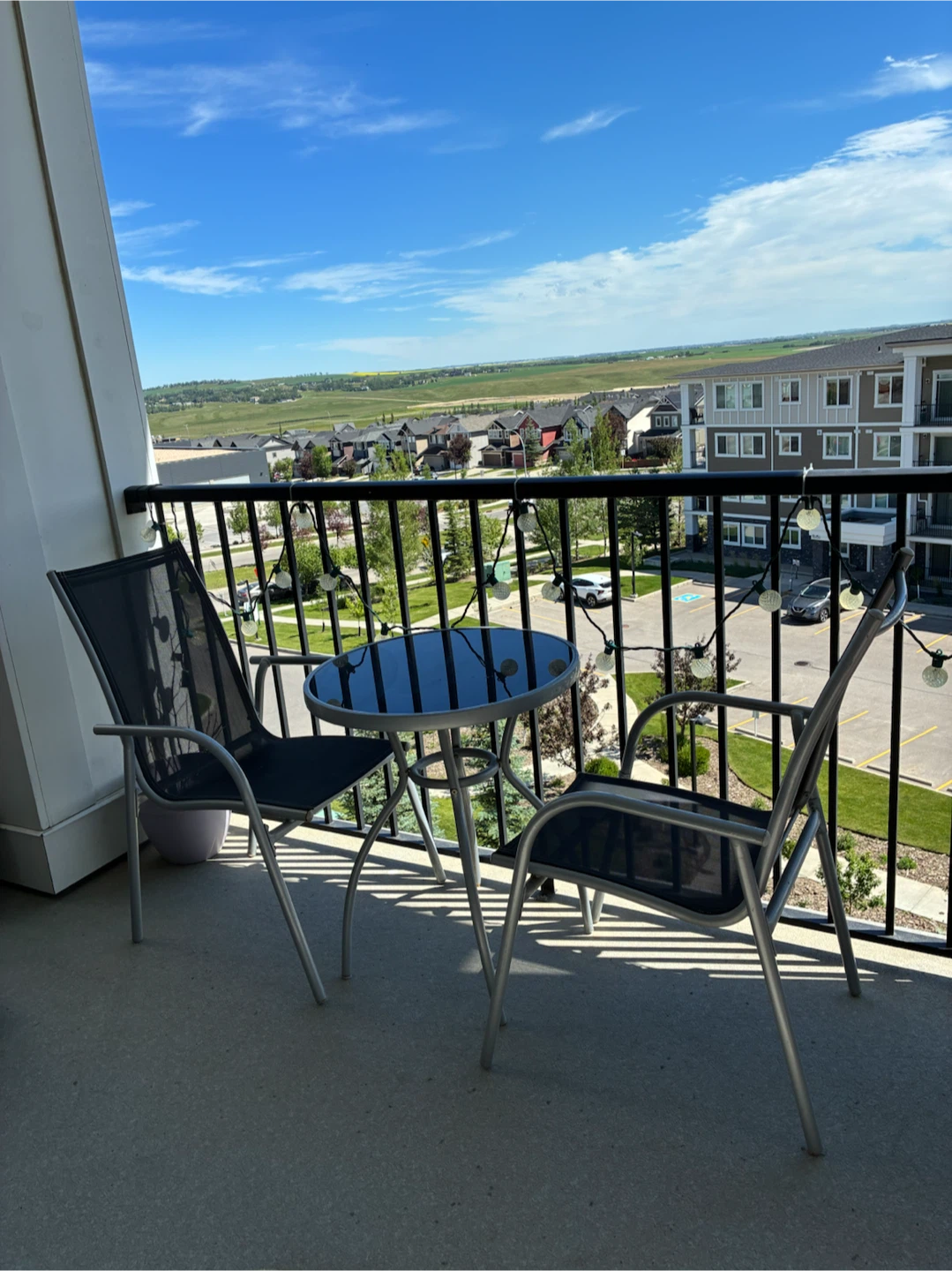 Balcony Bistro Set: 2 Chairs and Table - photo 2