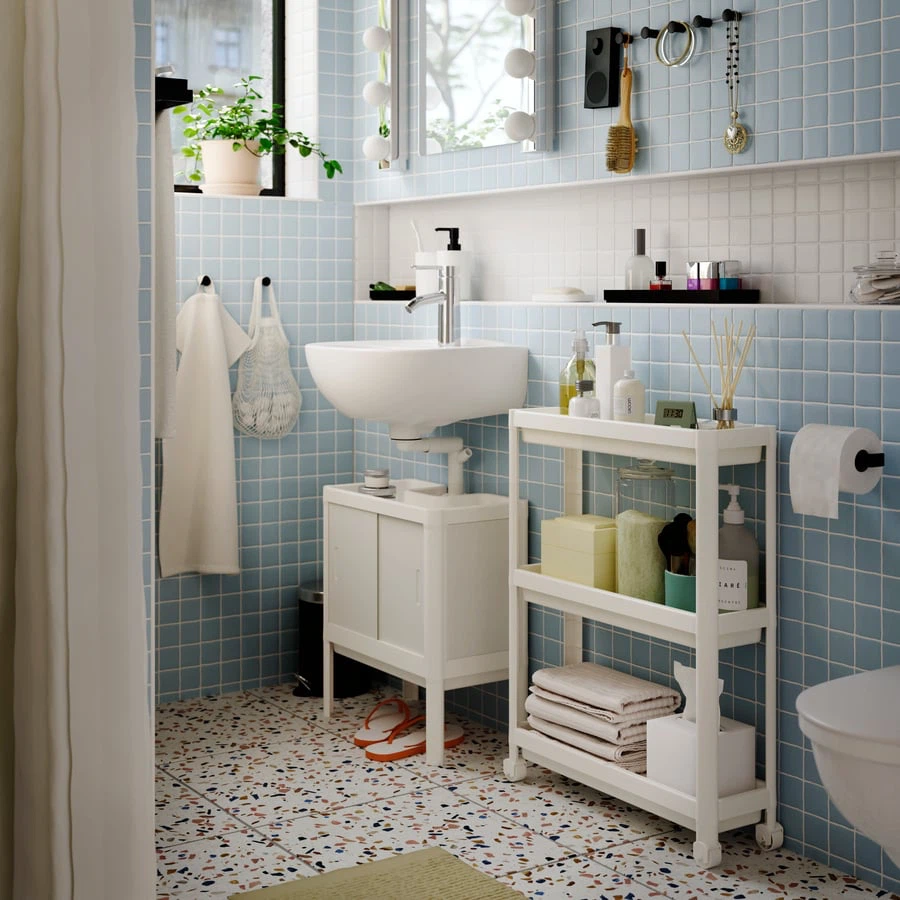 IKEA Vesken 3-Shelf Rolling Cart - photo 5