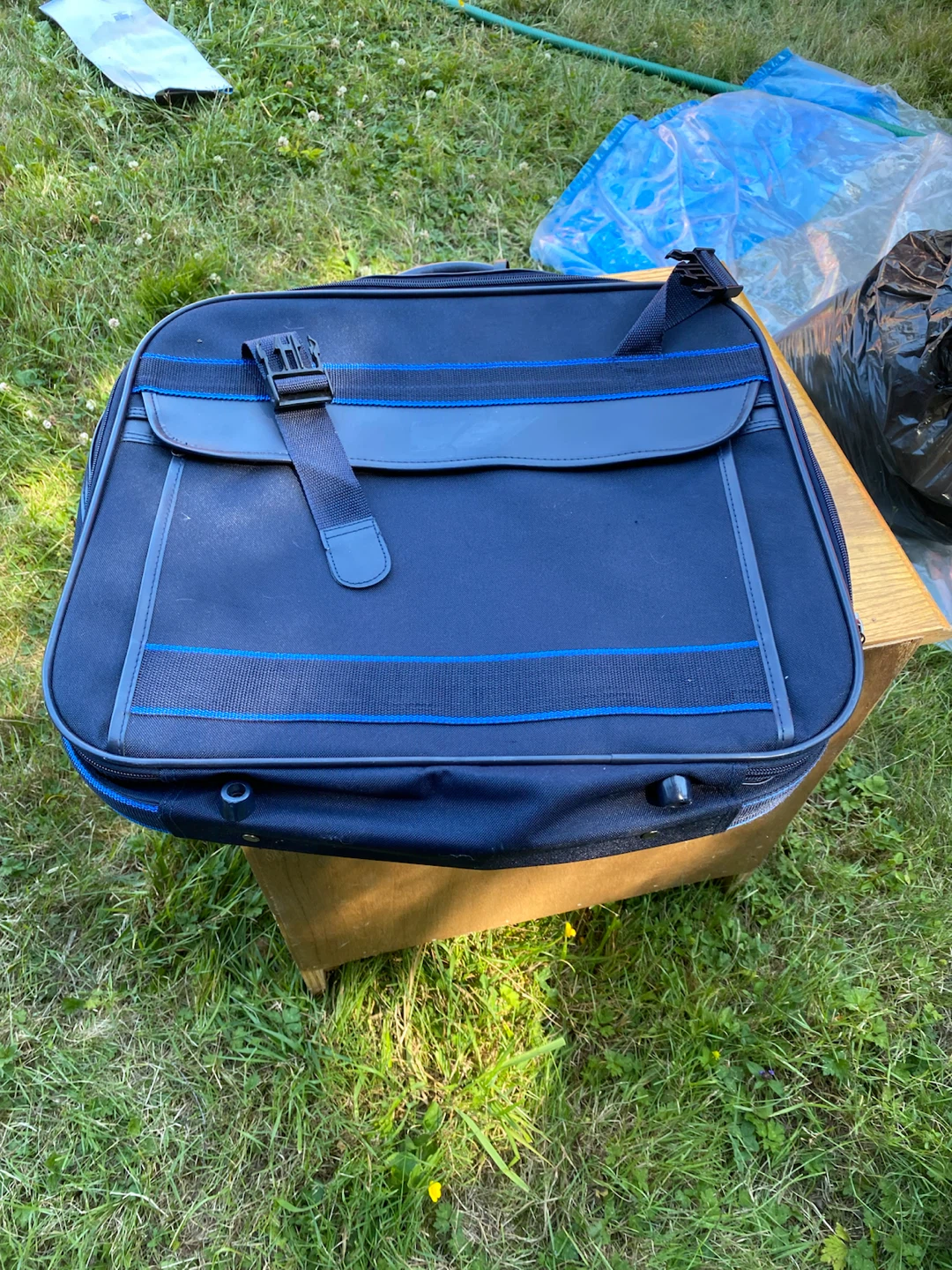 Blue Duffel Bag