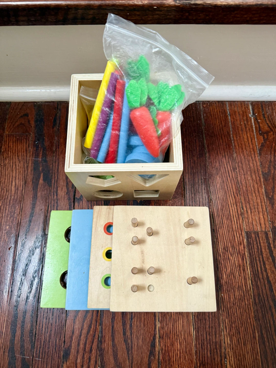 5-in-1 Wooden Shape Sorter Toy Set - photo 3